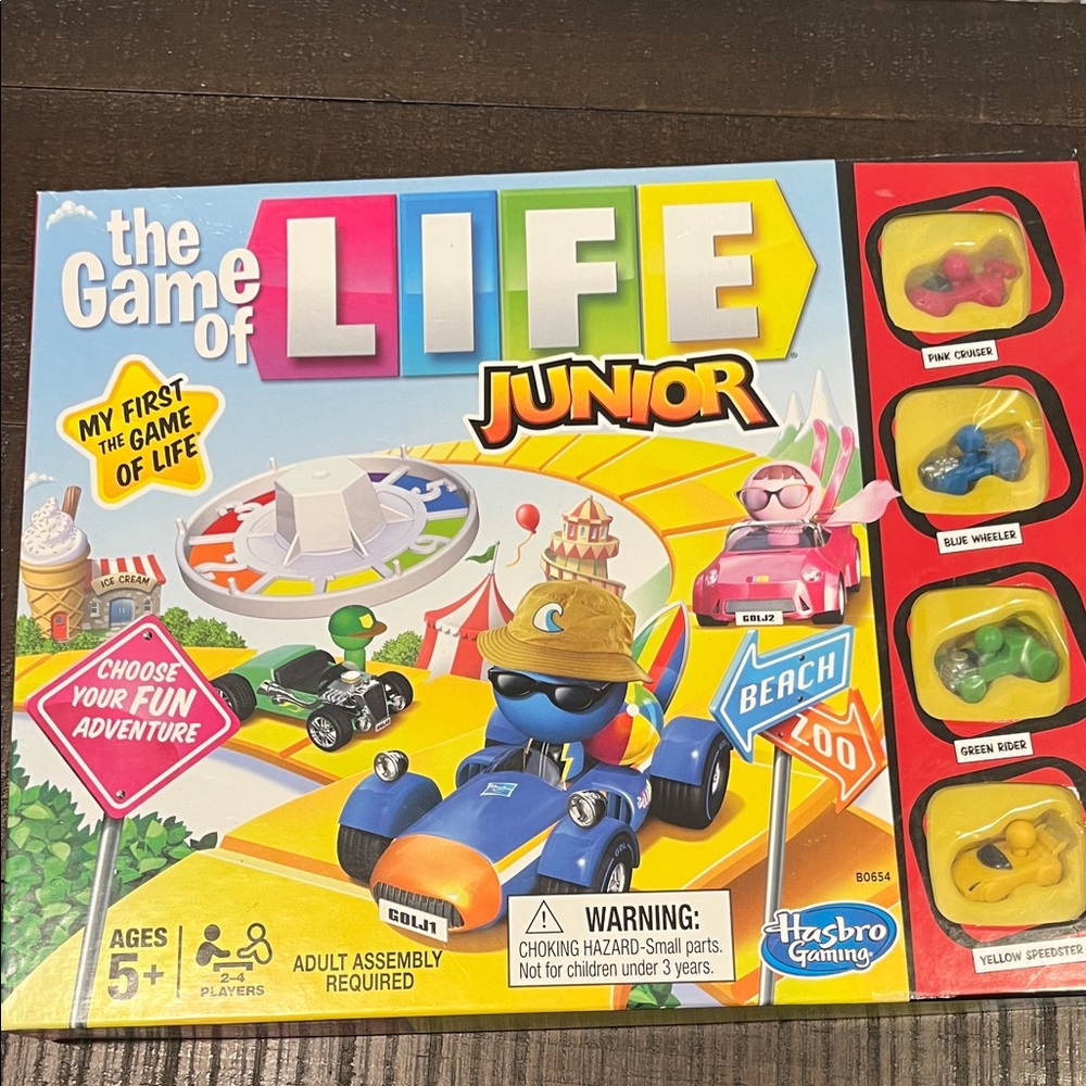 Hasbro Junior Game Collection - monopoly, life, clue, scrabble - Picture 4 of 9